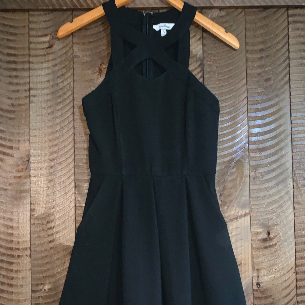 Black Speechless Junior Formal Dress